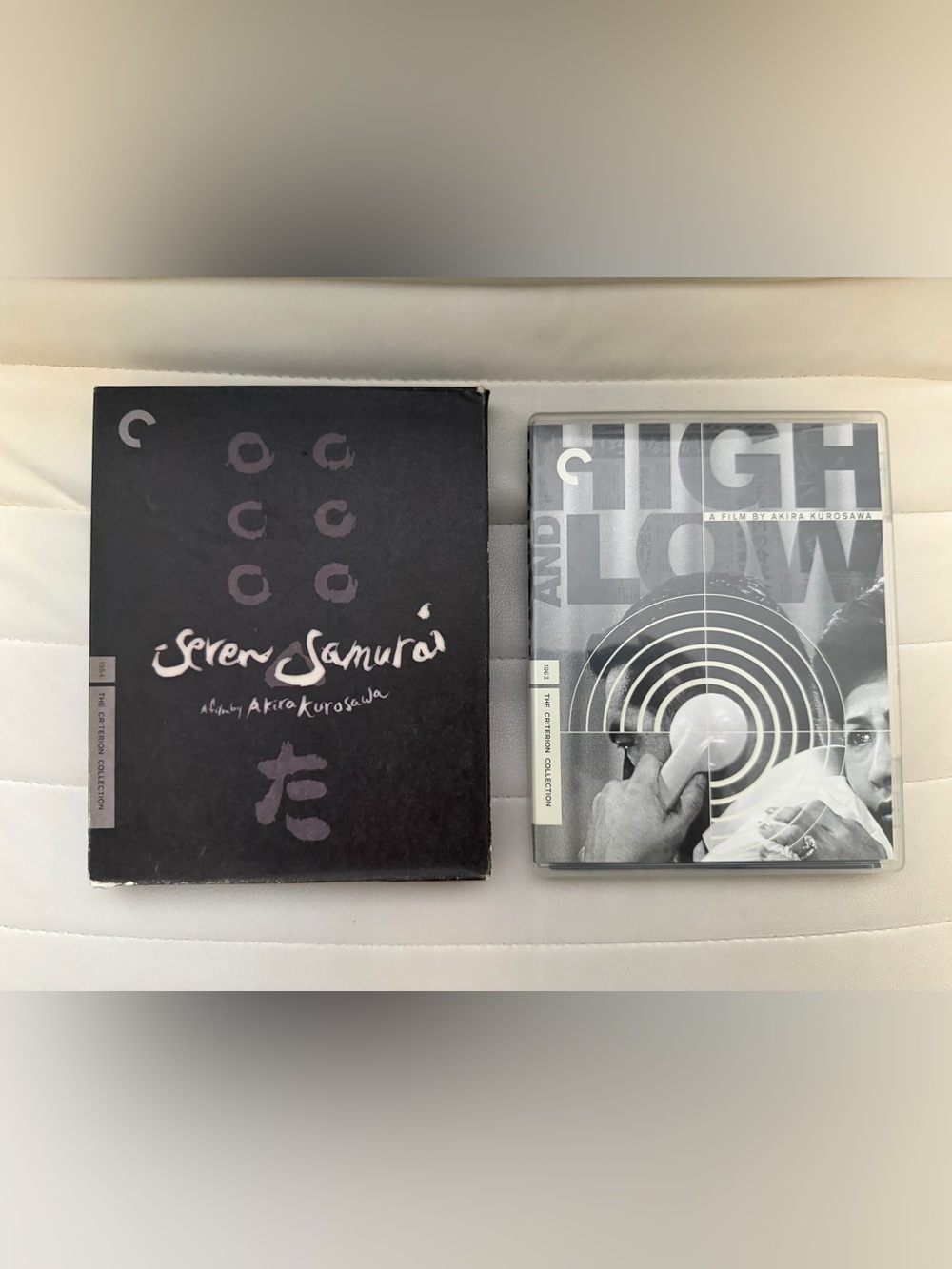 Akira Kurosawa Criterion Collection Blu-ray Bundle Seven Samurai + High and Low